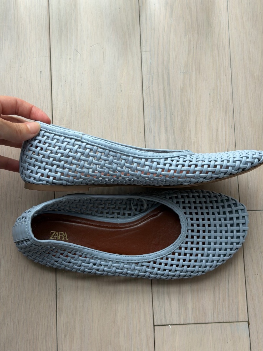 Zara ballerina flats